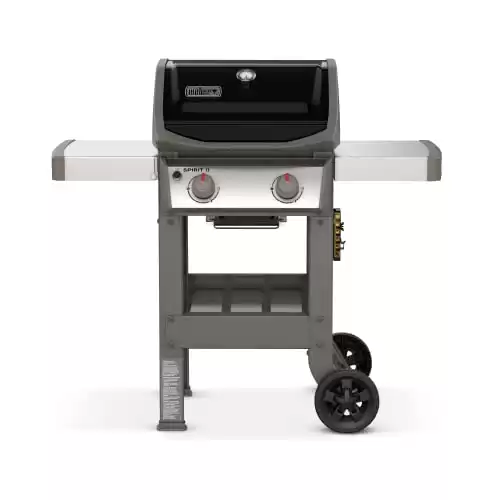 Weber Spirit II E-210 2-Burner Liquid Propane Grill, Black