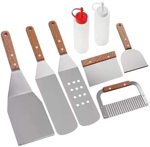 Romanticist Restaurant Grade Griddle Spatula Set