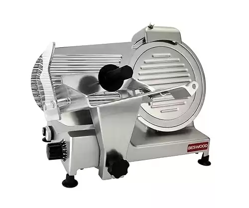 BESWOOD 10" Premium Electric Deli Meat Slicer