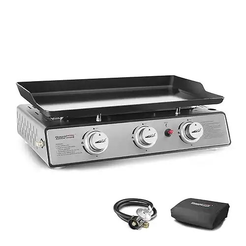 Royal Gourmet Portable 3-Burner Table Top Gas Griddle