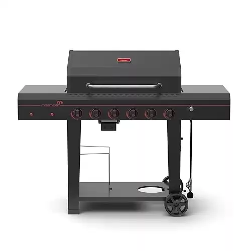 Megamaster 6 Burner 753 Sq. Inch Propane Gas Grill