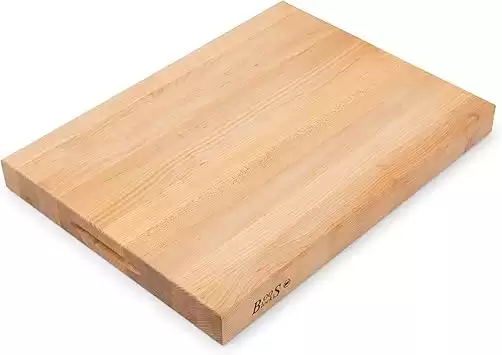 John Boos Block RA03 Maple Wood Edge Grain Reversible Cutting Board