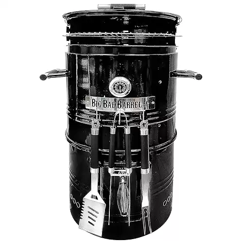 EasyGoProducts Big Bad Barrel Pit Drum Smoker