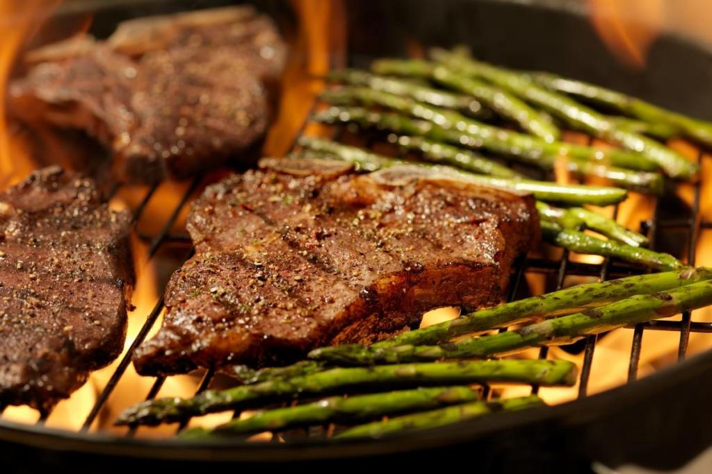 Grilled Steak And Asparagus Kabobs