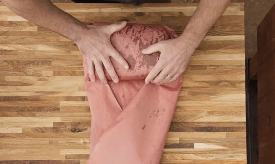 pink butcher paper