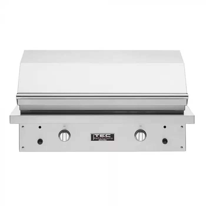 TEC Sterling Patio 2 FR Infrared Built-In Grill with Full Warming Rack (STPFR2NT-PFR2WR39), Natural Gas