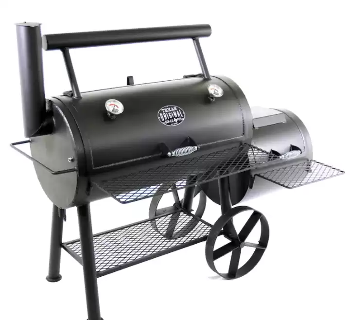 Texas Original Pits Luling Loaded Single Lid Offset Smoker